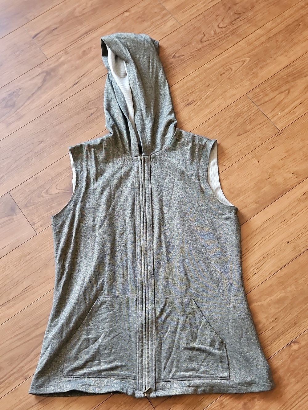 Yansi Fugel Sleeveless Hooded Vest Jacket M